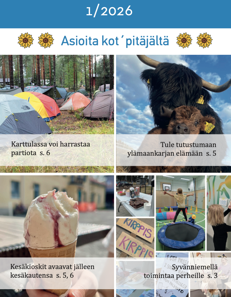 Lue Karttulan pitäjäraadin julkaisu Asioita kot´pitäjältä